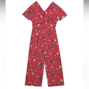 ARIANNE FLOWER PATCH PRINT JUMPSUIT Joanie Clothing Molly Hatch Pockets